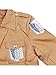 IDS Home Halloween Fashion Jacket Cosplay Costume Clothes Unisex Long Sleeve Khaki Jackets Japanese Anime Cosplay Costume Anime Cosplay Jacket Harness Outfit, XXL