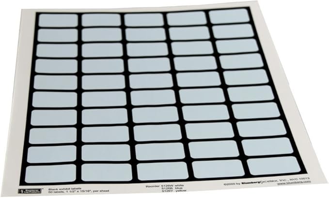 amazoncom blank laserinkjet printer exhibit stickers 500 labels