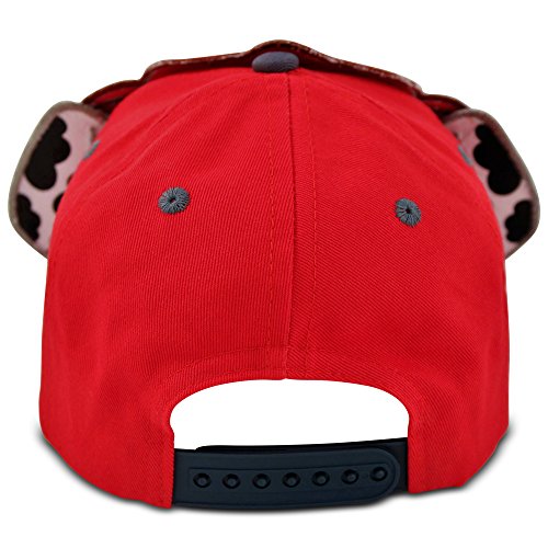 Nickelodeon Toddler Boys' Paw Patrol Baseball Cold Weather Hats and Mitten Set, Red/White/Grey with Marshall Artwork, Age 2-4