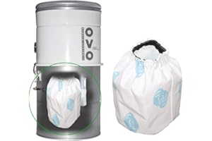 OVO HEPA Filter Bag, 8 Litre, Fits OVO-630ST-25H, NADAIR-600/700-AL-22, White