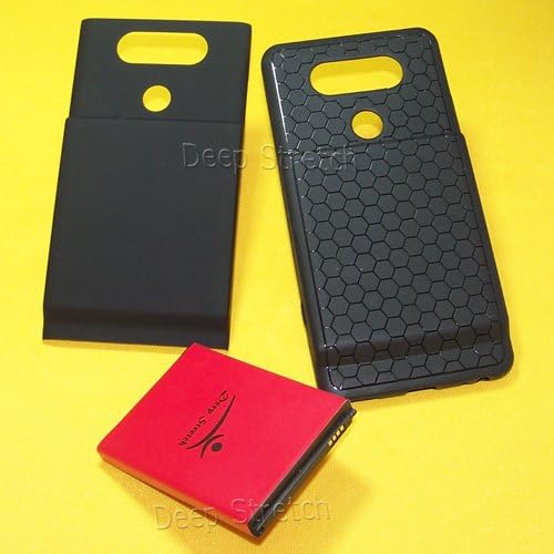 [LG V20 Extended Battery] High Power 10900mAh Extended Double Layer Battery Thicker Back Cover Soft TPU Case for LG V20 US996 Phone