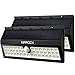 [2 Pack Big 44 LED] InaRock Large Size 44 LED Outdoor Wireless Solar Energy Powered Motion Sensor Light Ponds Decor Accent Lighting with Three Intelligent Modes - Battery Capacity 3000mAh Each