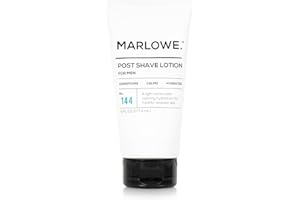 MARLOWE. No.144 Post Shave Lotion, Aloe Citron Scent Aftershave with Green Tea & Algae to Hydrate, Calm & Refresh Skin, Holiday Grooming Gift Essential for Men, 6 fl oz