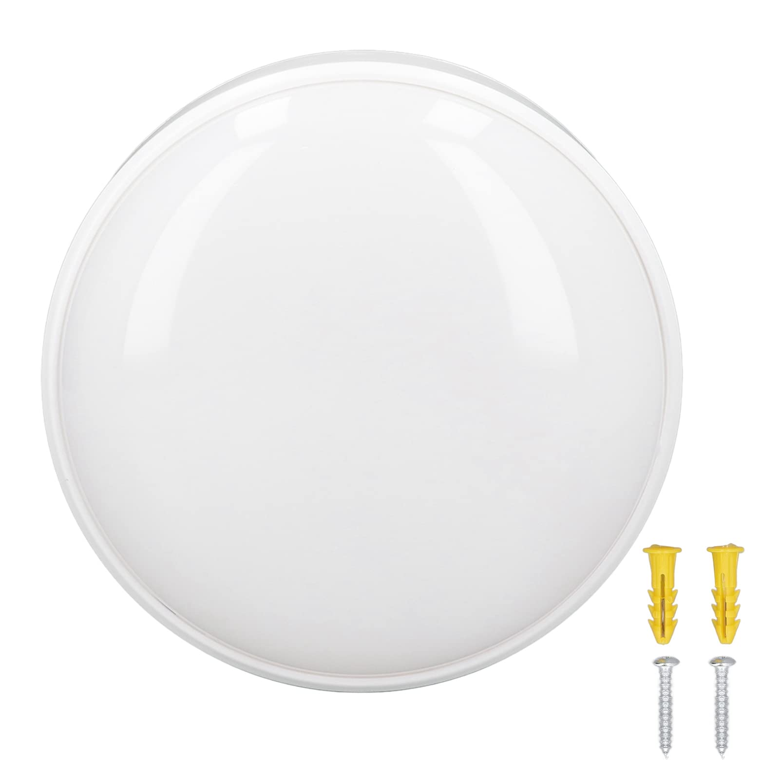 Marhynchus Round LED Ceiling Light Wide Irradiation Area 6500K 20W Waterproof Ceiling Light for Bedroom Living Room Toilet Bathroom