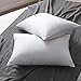 L LOVSOUL Set of 2 White Goose Down and Feather Bed Pillows - Triple Chambers Design, 1000TC 100% Egyptian Cotton Fabric Standard/Queen Size, Soft Pillow