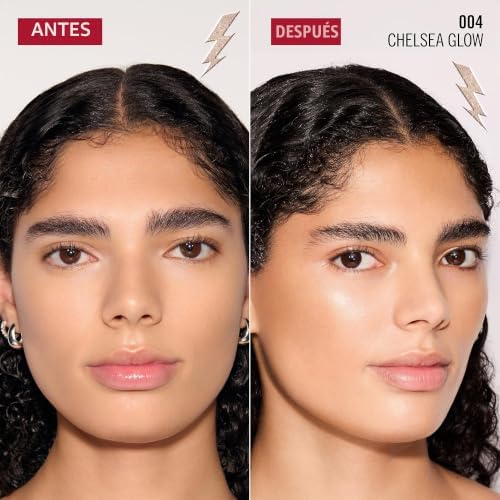 | Multi Tasker Turbocharged Glow | Iluminador Líquido Facial| Tono 004 Chelsea Glow | Perlas Reflectoras de Luz | Fórmula Vegana | 10 ml