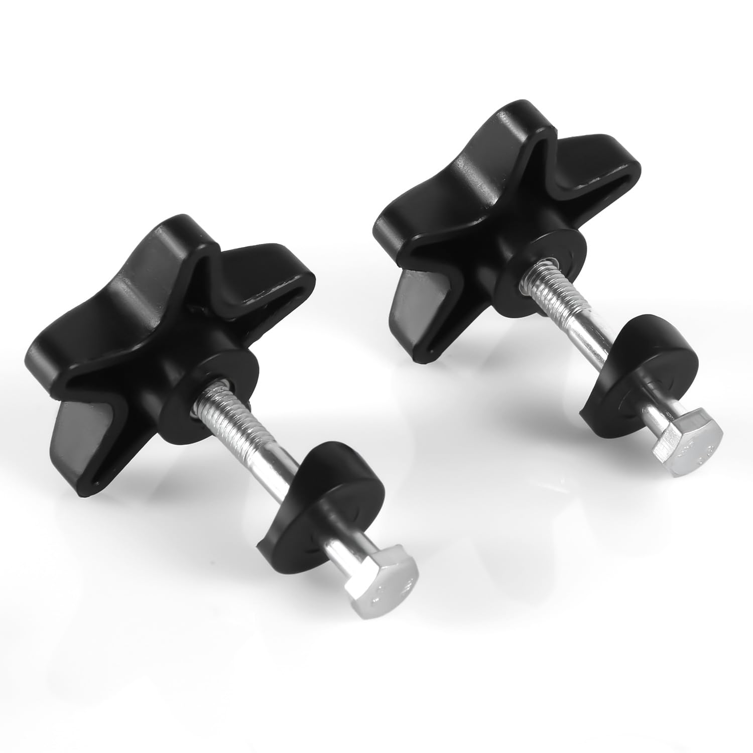 PEUTIER 2 Sets Rollator Walker Replacement Knobs - Comfortable Accessories for Rollator (Black)