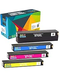 Do it wiser cartucho de tinta compatible para HP OfficeJet Pro X451dn X451dw X476dn X476dw X551dw X576dw, Negro Cian Magenta Amarillo