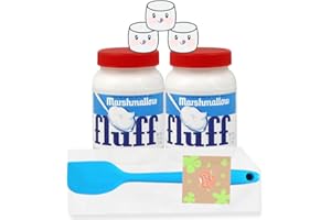 RAW EARTH COLORS PLANT. GROW. LOVE. Marshmallow Fluff Original Creme Spread Sauce - 2 Pack Bundle With Raw Earth Colors Spoonatula. Great for Fluffernutter, Smores, Hot Chocolate