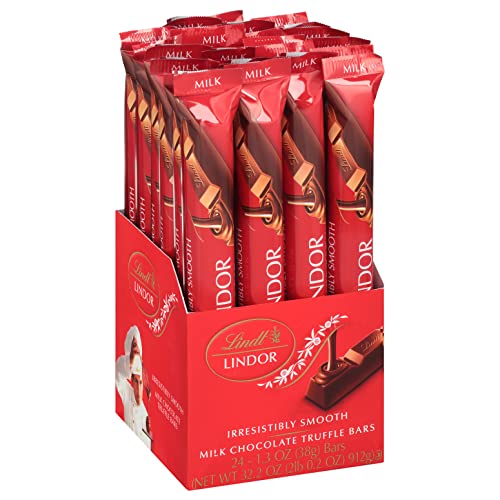 Lindt LINDOR Milk Chocolate Truffle Bar, Chocolate Candy Bar with