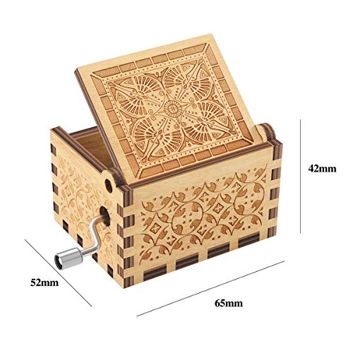 Hefonti Music Box Gift for Wife Daughter Son, Over The Rainbow Birthday Valentine Anniversary to Women Boyfriend Girl Girlfriend Musical Box Play You are My Sunshine