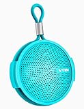 Vtin SoundHot Q1 Waterproof Bluetooth Speaker, Portable Bluetooth Speaker with Loud HD Sound,10H Playtime Mini Shower Speaker with Suction Cup, Built in Mic for Outdoor Sports, Pool, Beach, Hiking