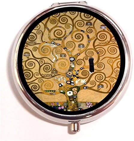 Klimt Tree of Life Pill Box Pill Case Medicine Organizer