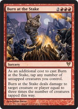 Magic The Gathering - Burn at The Stake (130) - Avacyn Restored