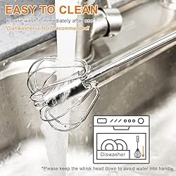 Myasrelae Hand Push Whisk, Semi-Automatic Egg Mini