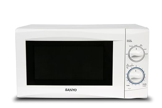 Sanyo EM-S105AW - Microondas (17 L, 700 W, Giratorio, Blanco ...