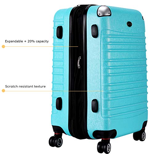 Travel Joy Expandable Luggage Set, Suitcases TSA Lightweight Spinner