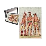 252 Piece Puzzle Of Racial/osage Warriors