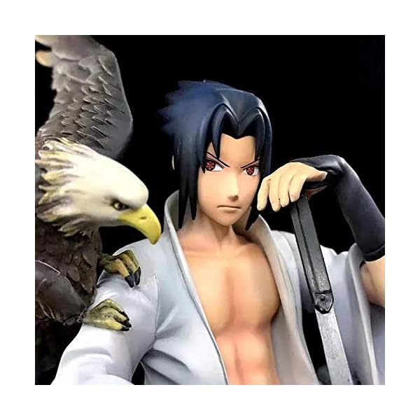 Wjlvn Charakter Animation Modell Naruto GK Uchiha Sasuke Jane Geschnitzter Adler Team End Valley Statue Modell Box Figur… – Bild 4