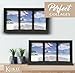 Klikel Photo Collage Frame - Black Wooden Wall Frame - 3 Openings - 4x6 Pictures - Decorative Family Picture Frame