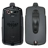 Cbus Wireless Black Holster Case w/ Ratcheting Belt Clip for Casio G'zOne Commando 4G LTE / C811