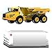 Coaste Large Remote Control Articulated Dump Truck Transportation Model Car Toy,Engineering Large Truck Tipping Bucket Car,High Simulation,Kids Present.