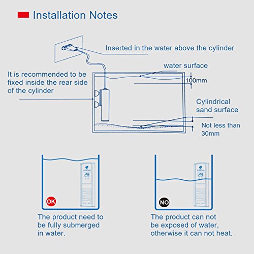 image for Xcellent Global Submersible Aquarium Fish Tank Heater Adjustable Tempe
