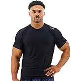 TYR Mens Athletic Performance Workout Airtec Short Sleeve Tee