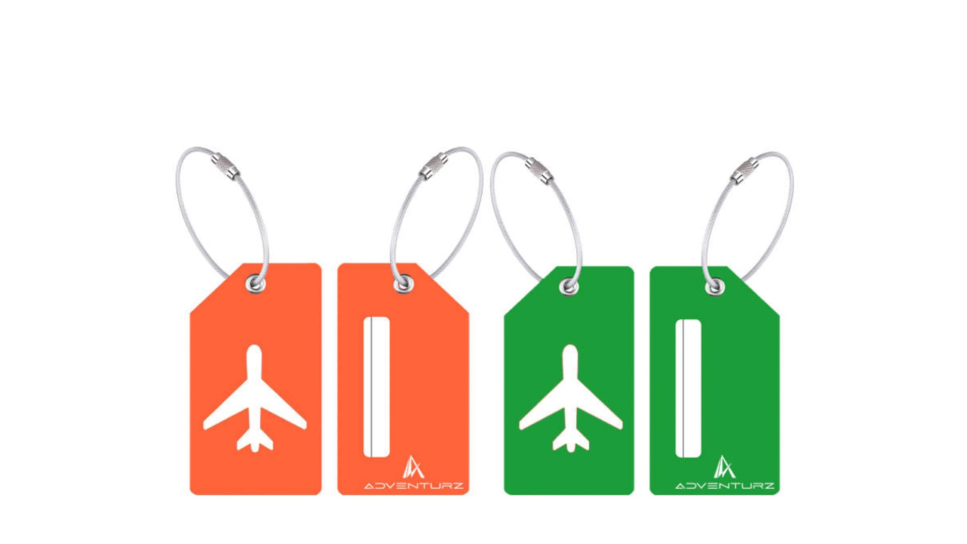 Adventurz Customized Promotional Cute Silicone 3D PVC Luggage Tag Silicone Baggage Tag (Green)