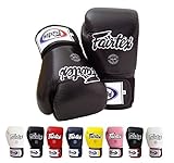 Fairtex Muay Thai Boxing Gloves BGV1 10 12 14 16 oz Black White Red Blue Pink Emerald
