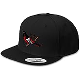 Snapback Hat for Men Flat Brim Hats Animal Bird Wildlife Baltimore Oriole Embroidered Flat Bill Hat Acrylic