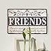Adeco [SP0106] Decorative Wood Wall Hanging Sign Plaque 