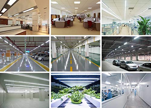 T8 LED Replacement, HouLight 25-Pack, 18W 4-foot T8 LED Light Tube, 6000K, Daylight, Super Bright White, Double End Power, Frosted Cover