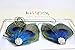 KISSPAT One Pair Peacock Feather Shoe Clips, Shoe Decorations, Handmade Wedding Shoe Clips