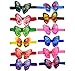 yagopet 10pcs/Pack New Puppy Dog Bow Ties Butterfly Bows Cat Dog Bowties Collar Festival Puppy Dog Ties Dog Grooming Accessories