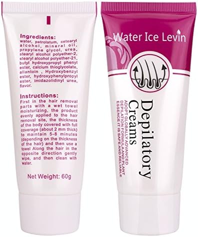 Nightmood Hair Removal Cream Painless Natural Plant Depilatory Cream Hair Growth Inhibitor Permanent Hair Remover Used on Bikini Underarm Chest Back Legs Hair Remove Cream For Women & Men 60g