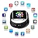 ELCBEST SIM Smart Watch Phone With TF Card Bluetooth Sweatproof Wrist Watch Support Touch Screen//Handsfree Call/Notification Push /Facebook/Twitter/Internet for Android Limited Functions for iPhone