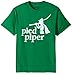 Silicon Valley Men's Original Piper Logo T-Shirt, Kelly, Large