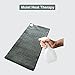 Koo-Care King Size XL Heating Pad with Fast-Heating Technology, 3 Temperature Settings & Super Soft Microplush - (12
