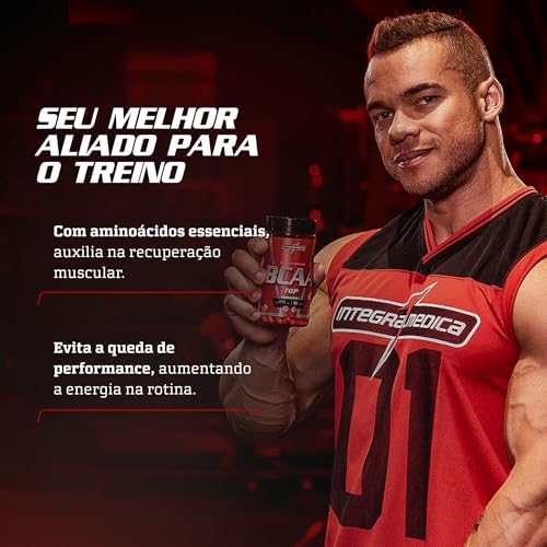 Aminoácidos Essenciais BCAA 2044mg 90 cápsulas - Para Energia e Desempenho – Integralmedica