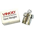 Vinod Vent Weight Whistle Cookers Pressure Regulator, Small, Stainless Steel
