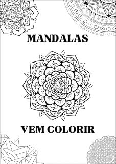 Livro Universo de Cores: Mandalas para Colorir e Relaxar