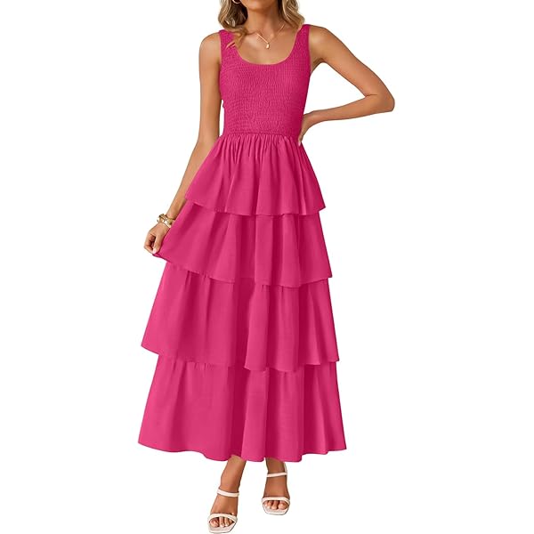 Vestido Acampanado Sin Mangas Cuello Redondo Notas Musucales | Meses