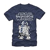 Star Wars R2D2 16-Bit T-shirt - Navy Heather (X-Large)