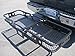 TMS SC1204-1 500-Pound 60-Inch by 20-Inch Folding Cargo Carrier Basket Hitch Truck Mount Rack