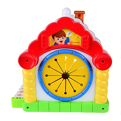 Multifunctional Musical Toys Colorful Baby Fun House Musical Electronic Geometric Blocks Sorting Learning Educational Toys