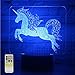 eTongtop Unicorn Night Light for Girls,Unicorn Toys Night Light lamp 16 Colors Bedside Lamp Touch&Remote Control,Birthday Gifts for 2 3 4 5 6 7 8 Year Old Girl and Unicorn Fans (Horse)
