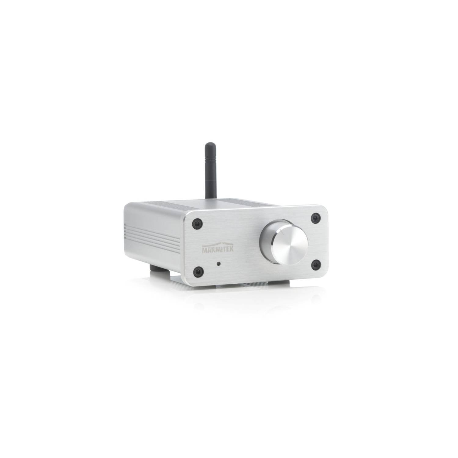 MARMITEK Boomboom 460 Music Receiver with Bluetooth APTX with Digital Amplifier-Silver
