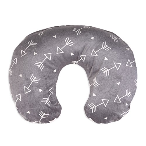 BORITAR Baby Arrow Set(Baby Blanket+Baby Changing Pad Covers+Baby Crib Sheets+Car Seat Cover Canopy+Minky Nursing Pillow Covers) 5Pack