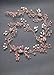 Missgrace Extra Long Rose Gold Hair Vine Crystals Bridal Hair Vine Wedding Hair Vine Crystals Bridal Wedding Pearl Hair Vine Wedding Hair Accessory for Party and Evening 19.7 Inches …